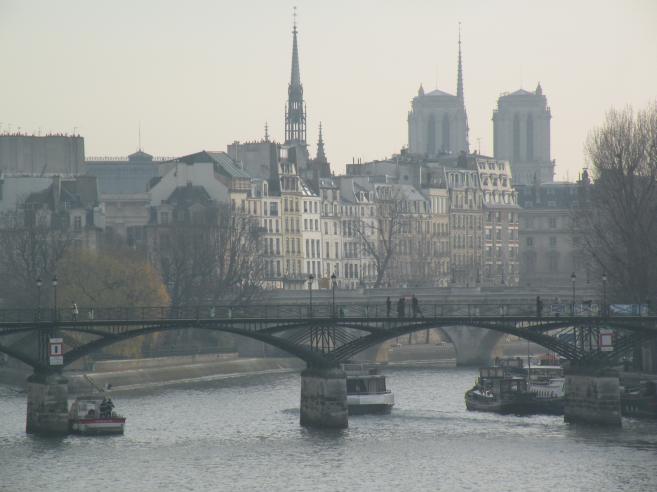  passerelle des arts et Notre-Dame